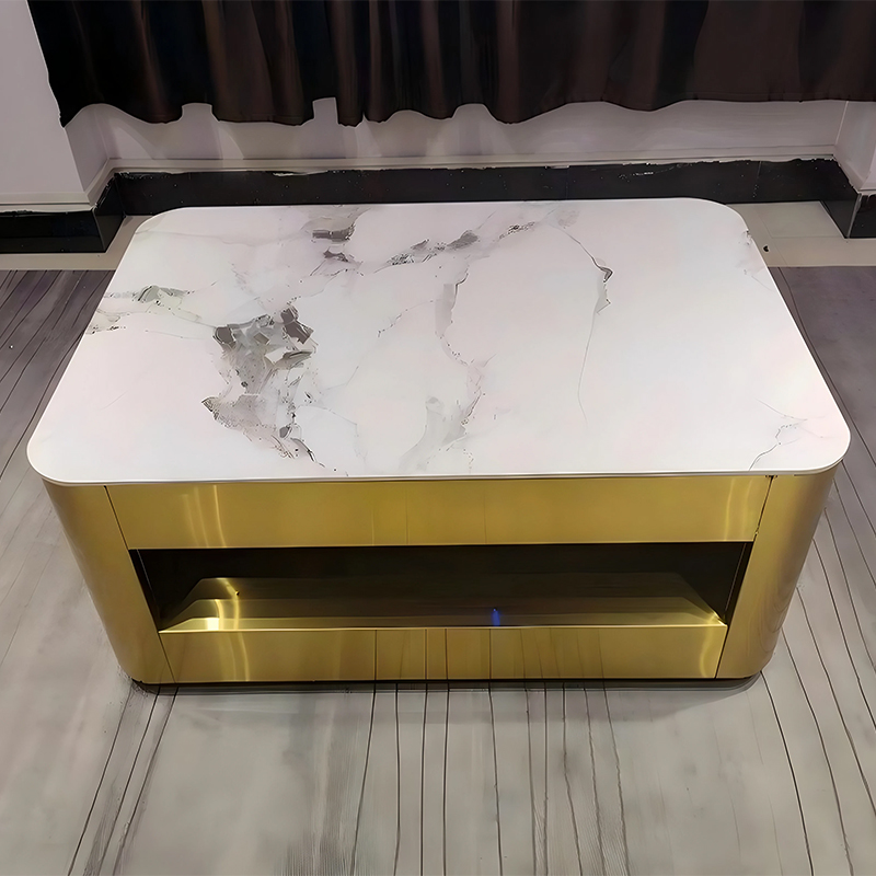 Convenient integration of bar coffee table in multiple scenarios